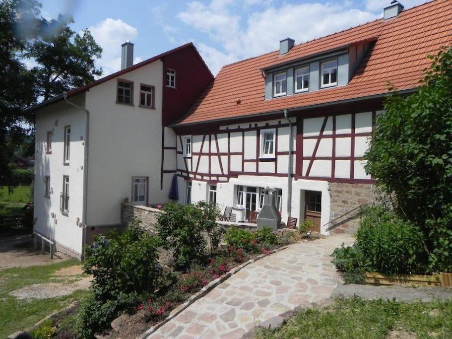 Ferienwohnung Tiererlebnishof Obermuehle Biebergemund Extérieur photo